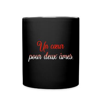 Heart for Two Molten Souls - Full Colour Mug - black - Front