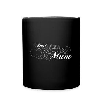 Best Mum - Full Colour Mug - black - Front