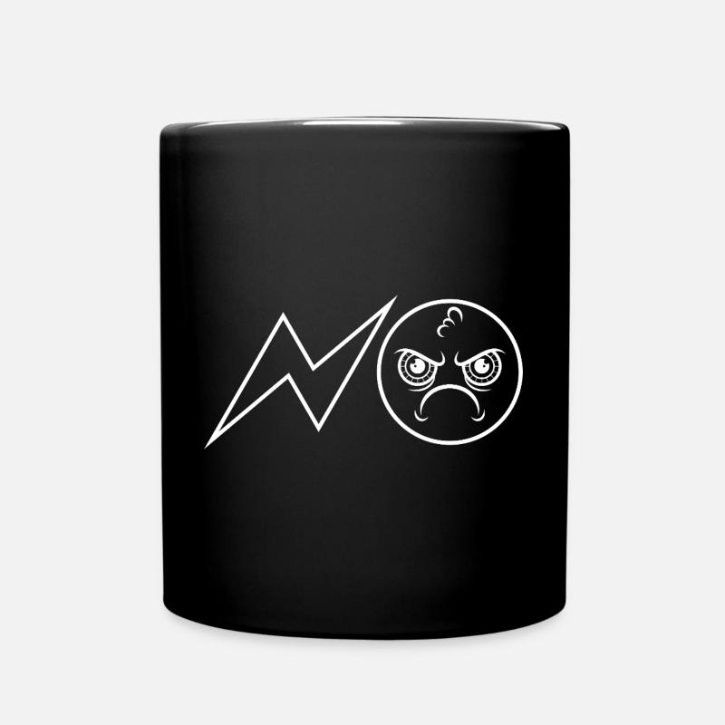 NON / Non / Non / Jamais / Non - Mug uni - noir