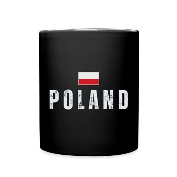 Polish pride, Polish flag - Full Colour Mug - black - Front