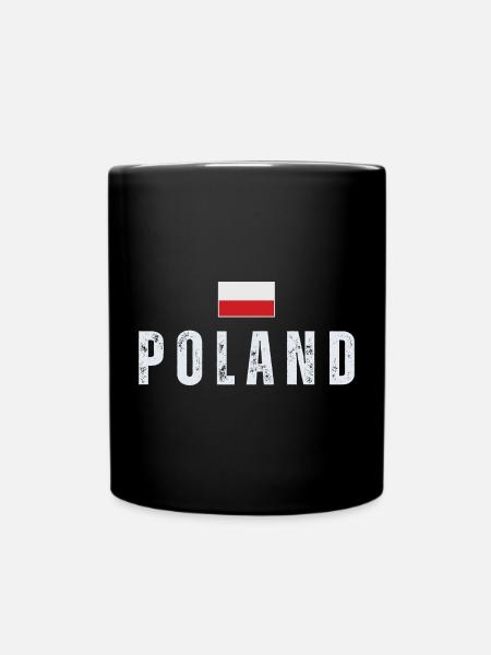 Fierté polonaise, drapeau polonais - Mug uni - noir