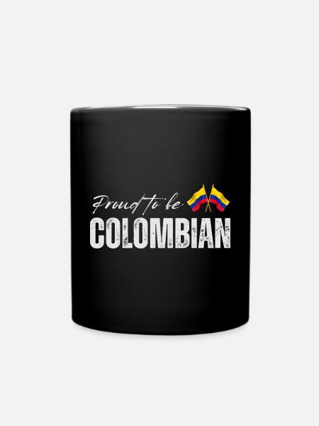 Fier Colombien, j’adore la Colombie - Mug uni - noir
