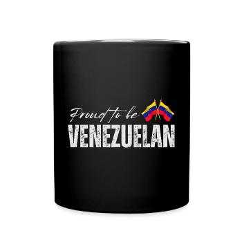 Fier vénézuélien, j’adore le Venezuela - Mug uni - noir - Devant