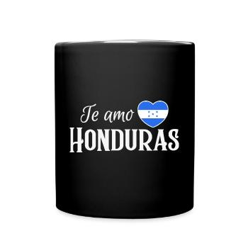 I love Honduras, made in Honduras - Full Colour Mug - black - Front