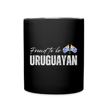 Proud Uruguayan, I love Uruguay - Full Colour Mug - black - Front