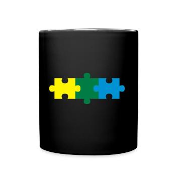 puzzle - Full Colour Mug - black - Front