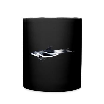 White-beaked dolphin - White beaked dolphin - Full Colour Mug - black - Front