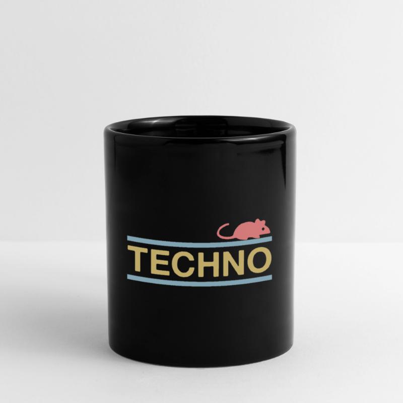 ★ couleurs de conception variables ★ Technomaus (souris) Mug uni