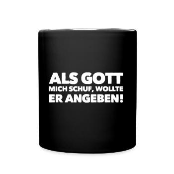 Funny saying - Full Colour Mug - black - Front
