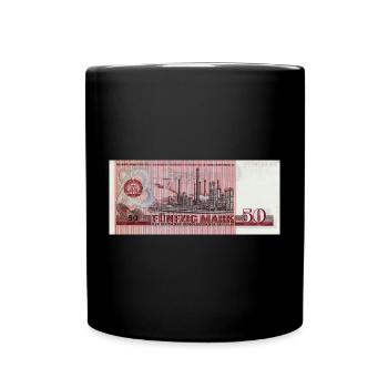 50 marks de la RDA - Mug uni - noir - Devant