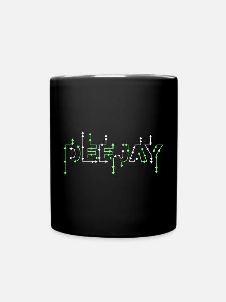 DEEJAY PFEILE WEISS - Tasse einfarbig - Schwarz