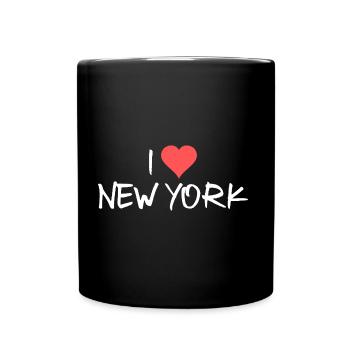 new York - Full Colour Mug - black - Front