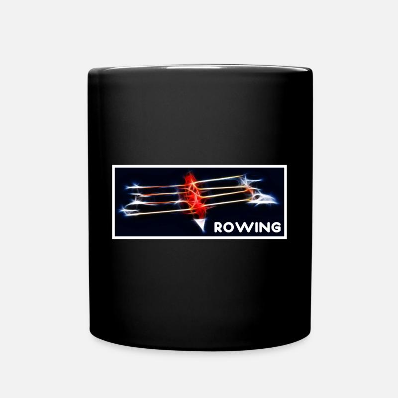 Rudersport - Rudern - Tasse einfarbig - Schwarz