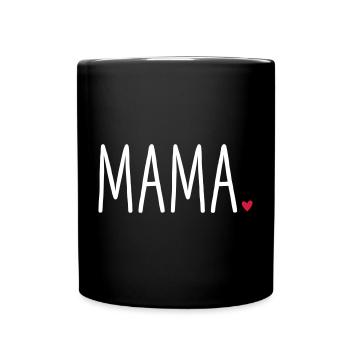 Maman Coeur - Cadeau Amour Fête des Mères - Mug uni - noir - Devant