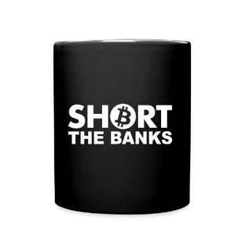 Short banks - Full Colour Mug - black - Front