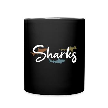Haie - Tasse einfarbig - Schwarz - Vorne
