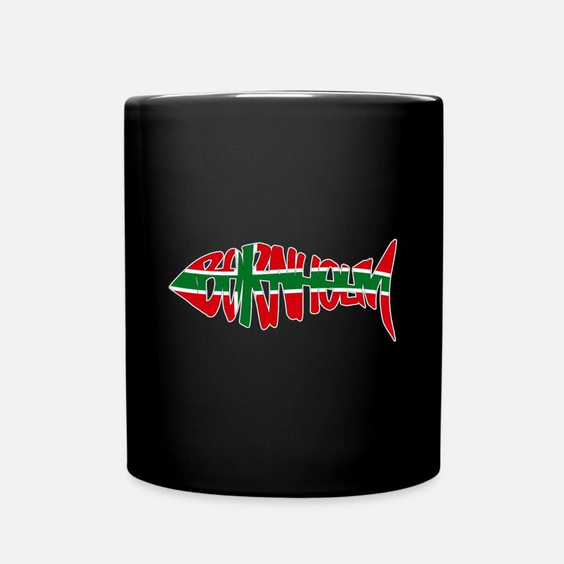 Bornholm Fisch Original - Tasse einfarbig - Schwarz