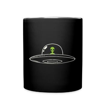 étranger - Mug uni - noir - Devant