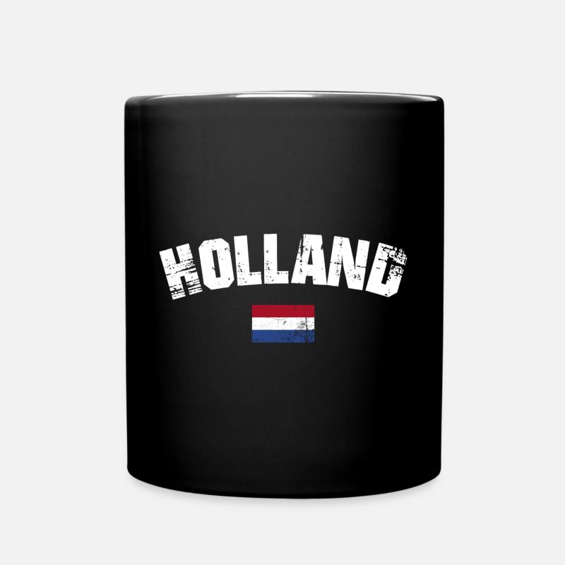 Typographie dégradée de Holland - Mug uni - noir