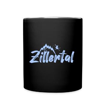 Zillertal - Tasse einfarbig - Schwarz - Vorne
