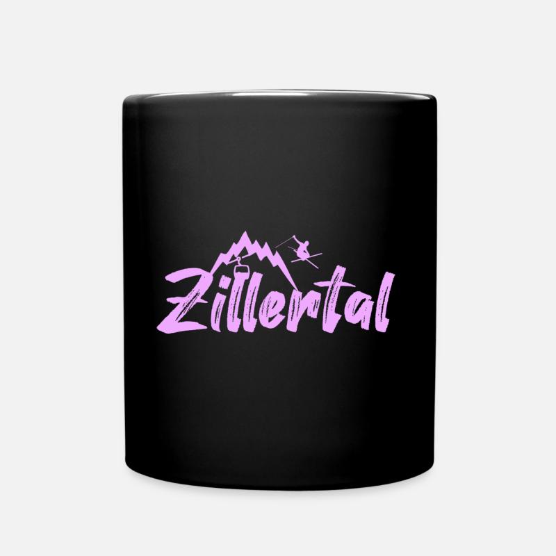 Zillertal - Tasse einfarbig - Schwarz