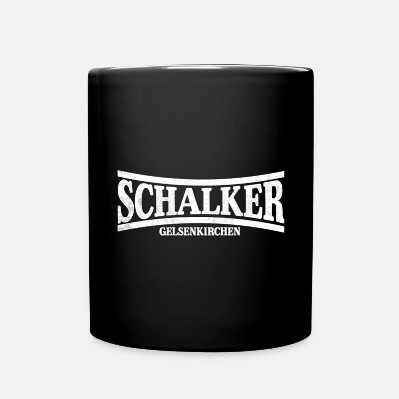 Schalker Gelsenkirchen - Tasse einfarbig - Schwarz