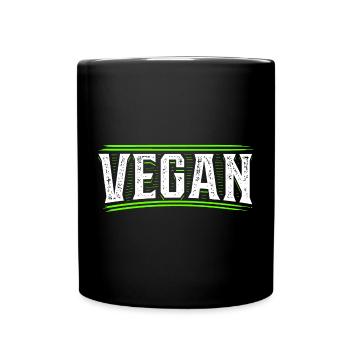 Vegan | Vegan | vegan - Full Colour Mug - black - Front