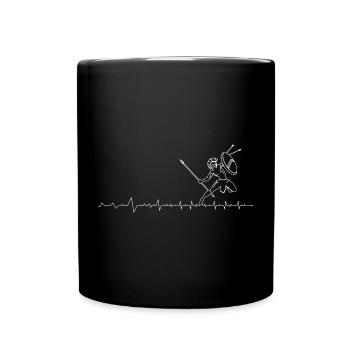 Heartbeat Warrior Sprint - Full Colour Mug - black - Front