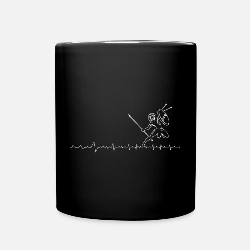 Heartbeat Warrior Sprint - Full Colour Mug - black