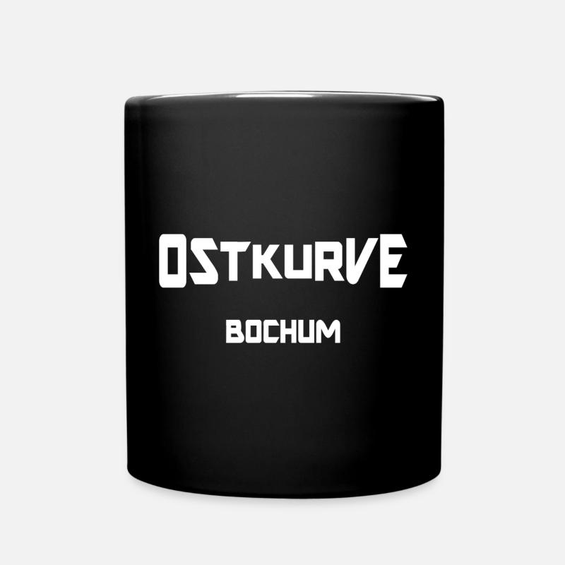 Ostkurve Bochum - Tasse einfarbig - Schwarz