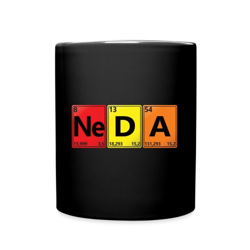NEDA - Dein Name im Chemie-Look - Tasse einfarbig