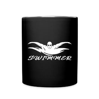 Swimmer - Full Colour Mug - black - Front