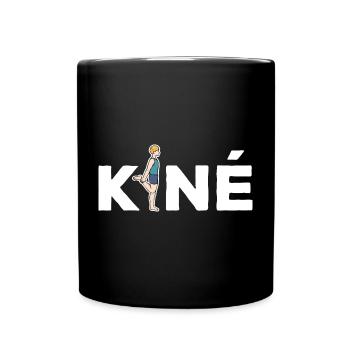 Kiné Cadeau pour Masseur Kinésithérapeute - Mug uni - noir - Devant