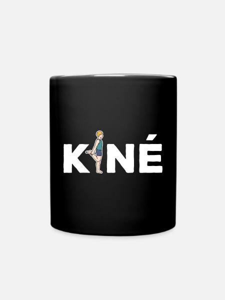 Kiné Cadeau pour Masseur Kinésithérapeute - Mug uni - noir