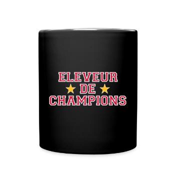 Eleveur de Champions - Mug uni - noir - Devant