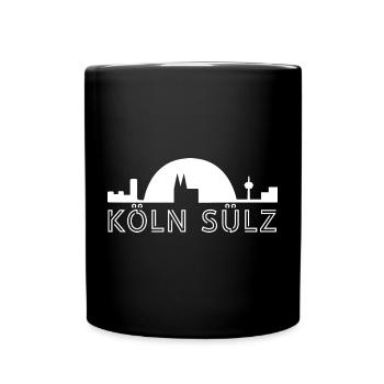 Köln Sülz Veedelartikel - T-Shirts & mehr - Tasse einfarbig - Schwarz - Vorne