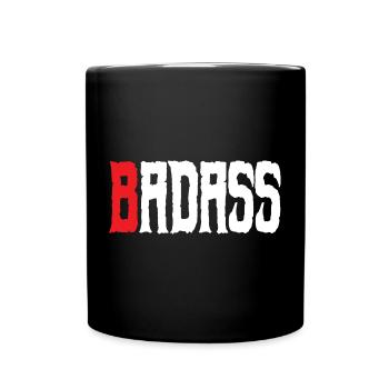 Badass fighter knallharter mensch mma kämpfer - Tasse einfarbig - Schwarz - Vorne