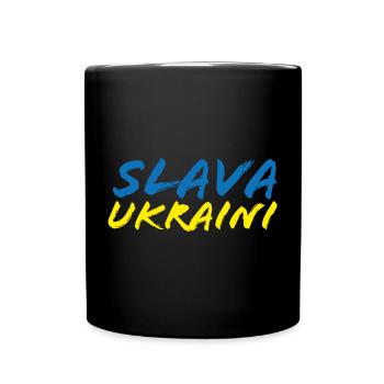 Slava Ukraini No War Frieden Paix - Mug uni - noir - Devant