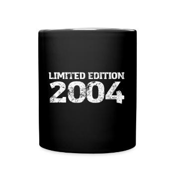 18. Geburtstag Junge Mädchen 18 Jahre 2004 Spruch - Tasse einfarbig - Schwarz - Vorne