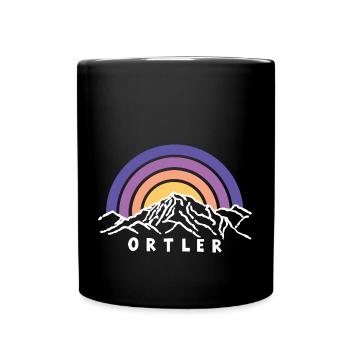 Ortler Monte Zebru Königsspitze Südtirol Italien - Tasse einfarbig - Schwarz - Vorne