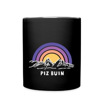 Piz Buin Berg Wandern Silvretta Vorarlberg Engadin - Tasse einfarbig - Schwarz - Vorne
