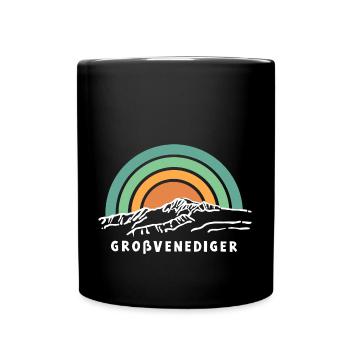Großvenediger Salzburg Tirol Austria Hohe Tauern - Tasse einfarbig - Schwarz - Vorne