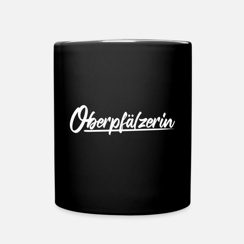 Cooles Oberpfälzerin Motiv Shirt Pullover Spruch - Tasse einfarbig - Schwarz