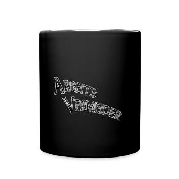 Éviteurs de travail - Mug uni - noir - Devant