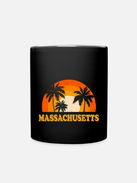 Massachusetts - Tasse einfarbig - Schwarz