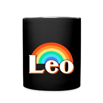 Signe du zodiaque Lion - Mug uni - noir - Devant