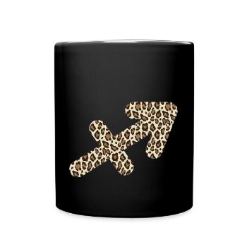 Signe du zodiaque Sagittaire - Mug uni - noir - Devant
