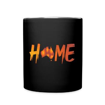 HOME AUSTRALIA - Tasse einfarbig - Schwarz - Vorne