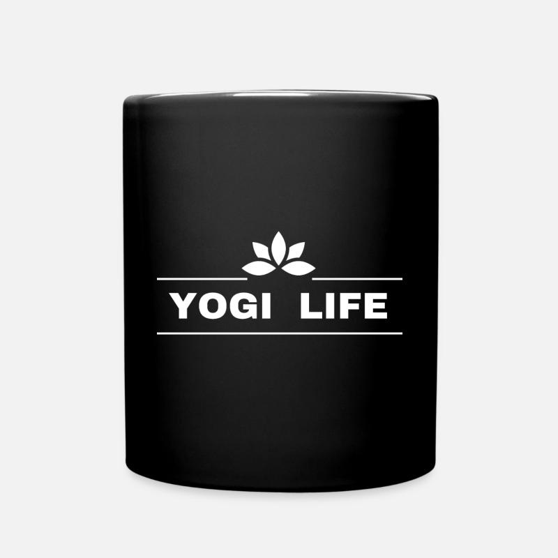 Yogi life - Mug uni - noir