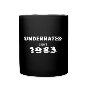 1983 birthday 39 years underrated edition - Full Colour Mug - black - Front